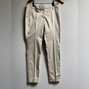 Peserico Cotton cuffed tailored khaki pants Sz 42/ M